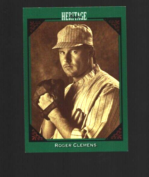 1993 Studio Heritage #3 Roger Clemens Insert Red Sox Blue Jays