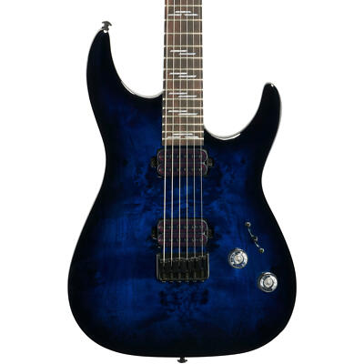 Schecter Omen Elite-6 FR Electric Guitar, Rosewood Fingerboard, See Thru Blue Bu
