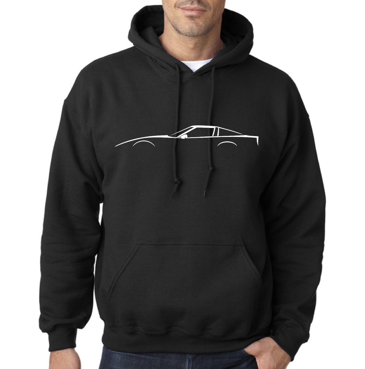 Chevrolet Corvette C4 Silhouette Hoodie