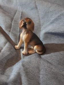 Schleich SITTING BEAGLE Dog Figure 1994 Retired VTG Rare