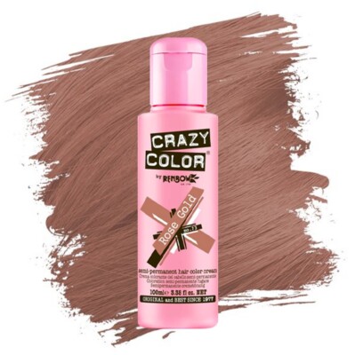 Crazy Color Haarfarbe Vegan PPD Frei Semi Permanent Farbe Creme Zustand 100 ml