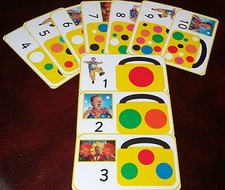  MR TUMBLE 1-10 LARGE COUNTING CARDS SPOTTY BAG HANDMADE RESOURCE- learn numbers