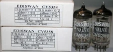 ECC88 CV5358 6DJ8 EDISWAN Made in England Amplitrex Tested Qty 1 Match Pair
