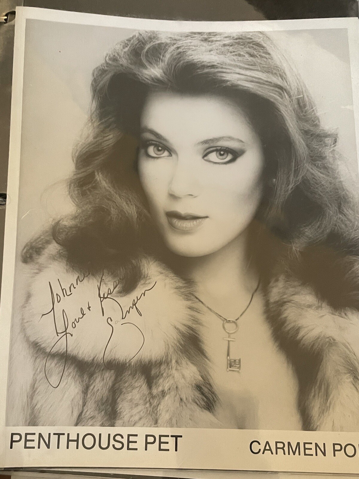 Signed Penthouse Headshot - Carmen Pope / Penthouse Pet March 1978 | eBay