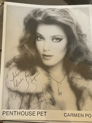 Signed Penthouse Headshot - Carmen Pope / Penthouse Pet March 1978 | eBay