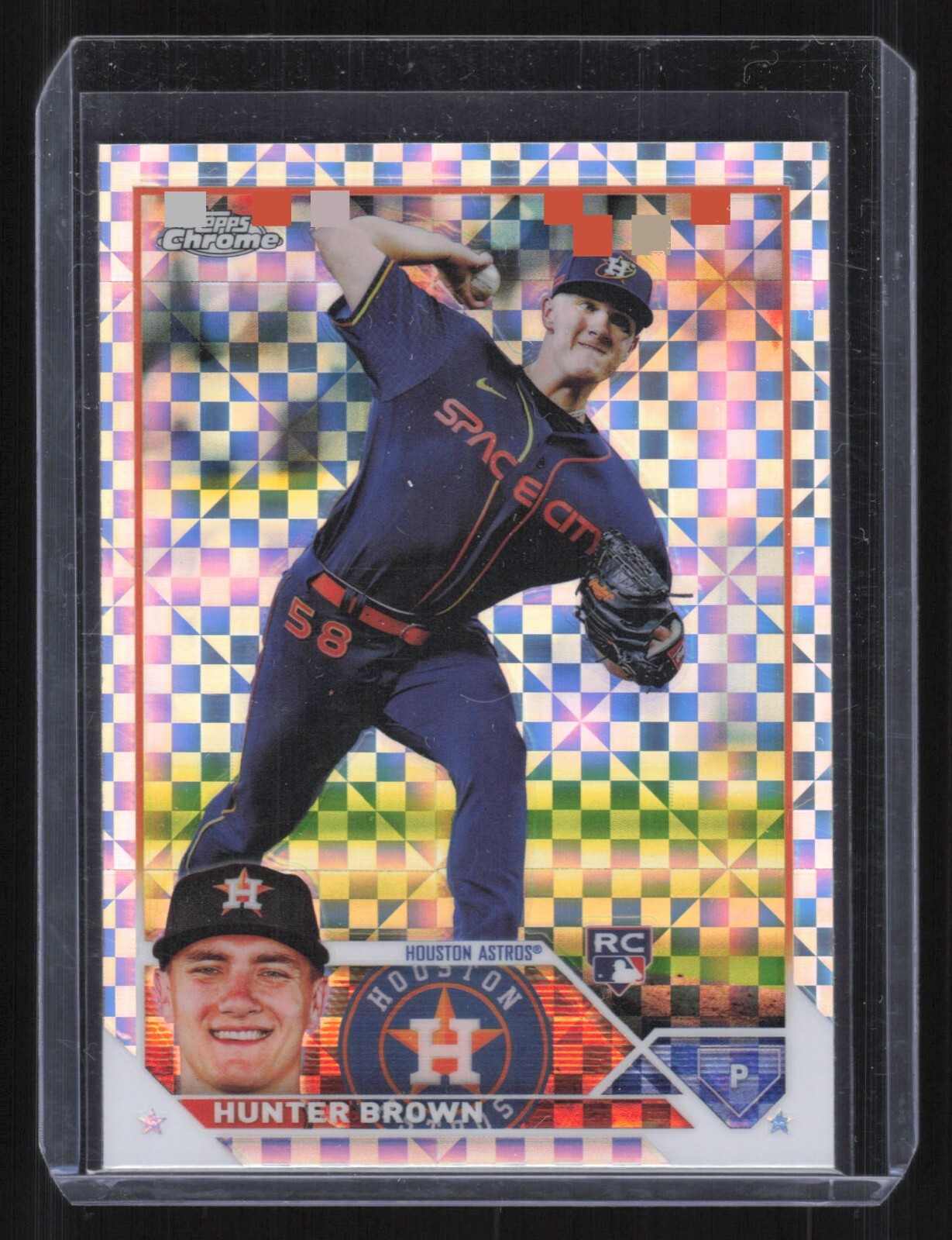 2023 Topps Chrome #197 Hunter Brown RC Xfractor Houston Astros