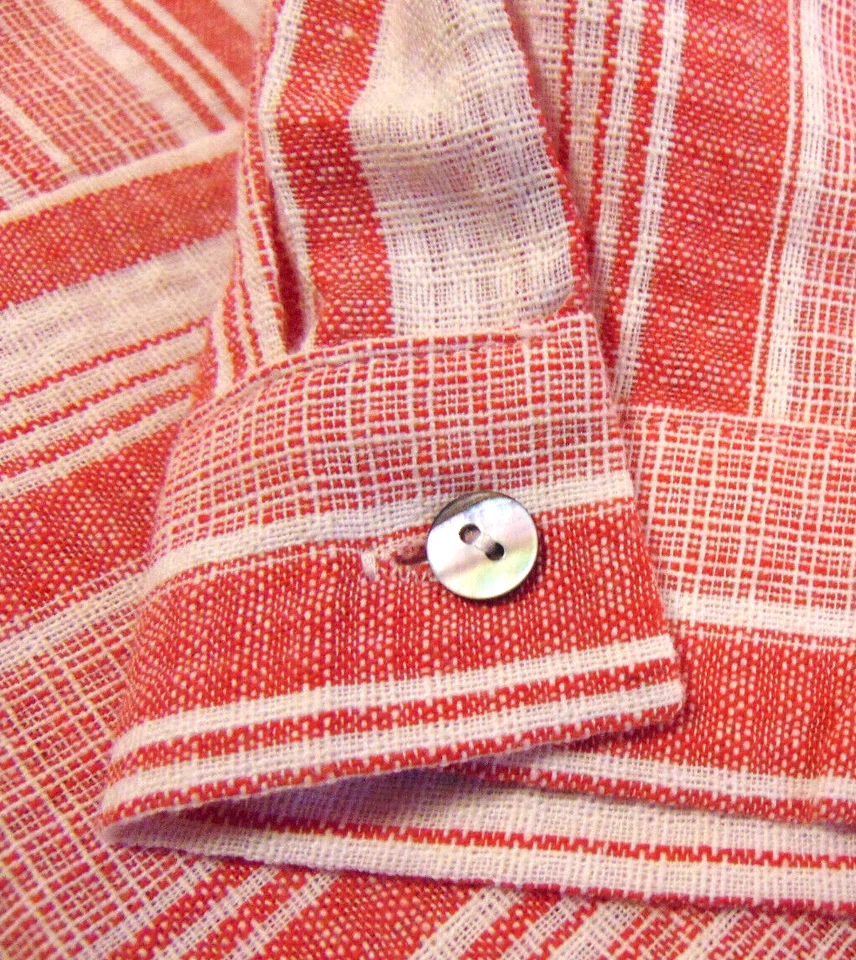 BLUSA MUJER GUNIT ROJA BLANCA BLUSA A RAYAS TOP DIVERTIDO ROPA INFORMAL TALLA XL Foto 2 de 4