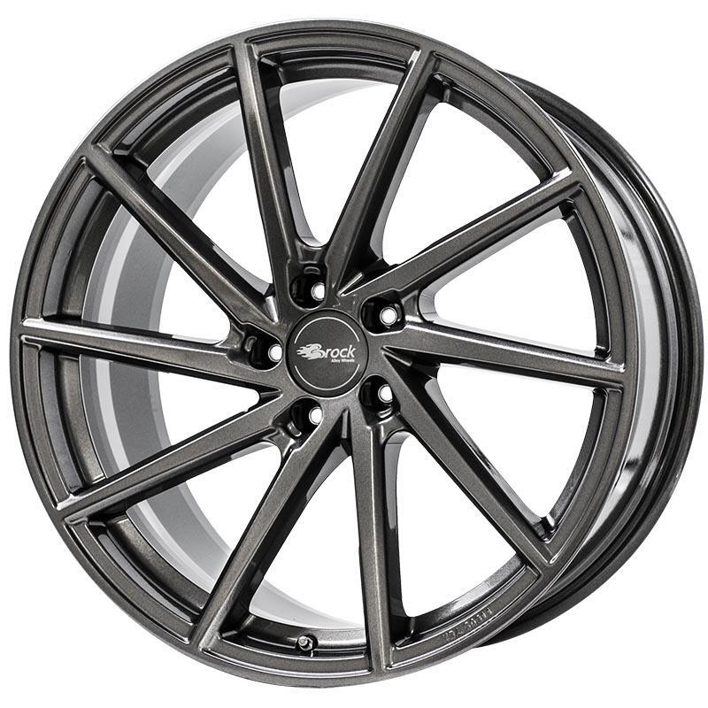 Cerchi in lega per VOLKSWAGEN Amarok 20" - BROCK B37 GRAPHITE LUCIDO