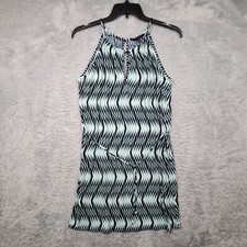 Banana Republic Dress Womens Medium Halter Belt Sleeveless Keyhole Short