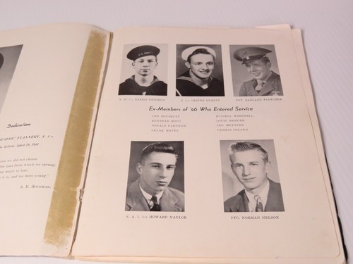 Waterbury High School Class of 1946 Vermont Year Book Longhorns Central VT - Picture 3 of 6