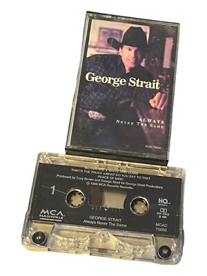 Always Never the Same by George Strait (Cassette, Mar-1999, MCA Nashville)