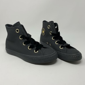 black leather converse size 7