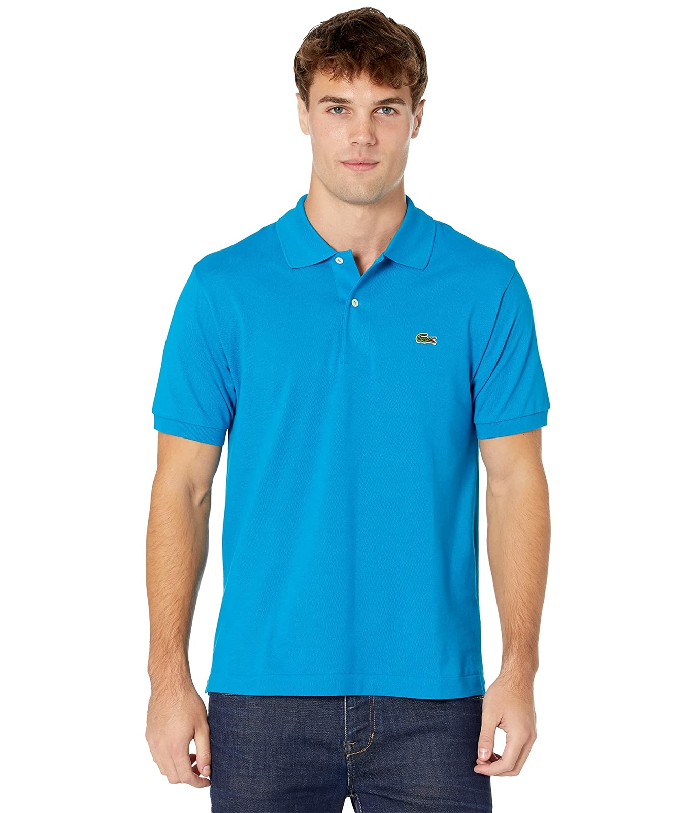blue lacoste shirt