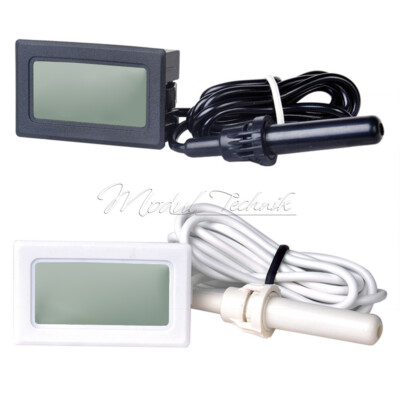 FY-12 Digital Temperature Humidity Meter 1m Probe LCD Electronic Hygrometer