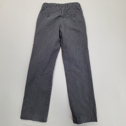 Gap Pants Boys 8 Gray Chino Outdoors Slim Comfort Stylish Casual Kids - Picture 2 of 9