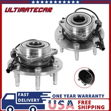 2x Front Wheel Hub Bearing For 07-14 Chevy GMC Cadillac SUV & Pickup 4x4 515096