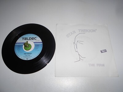 The Firm - Star Trekkin (1987) Vinyl 7` inch Single Vg +++ No. 1 Hit
