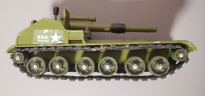 Dinky Toys 155mm. Mobile Gun Modell 654 Panzer Militär Armee bespielt