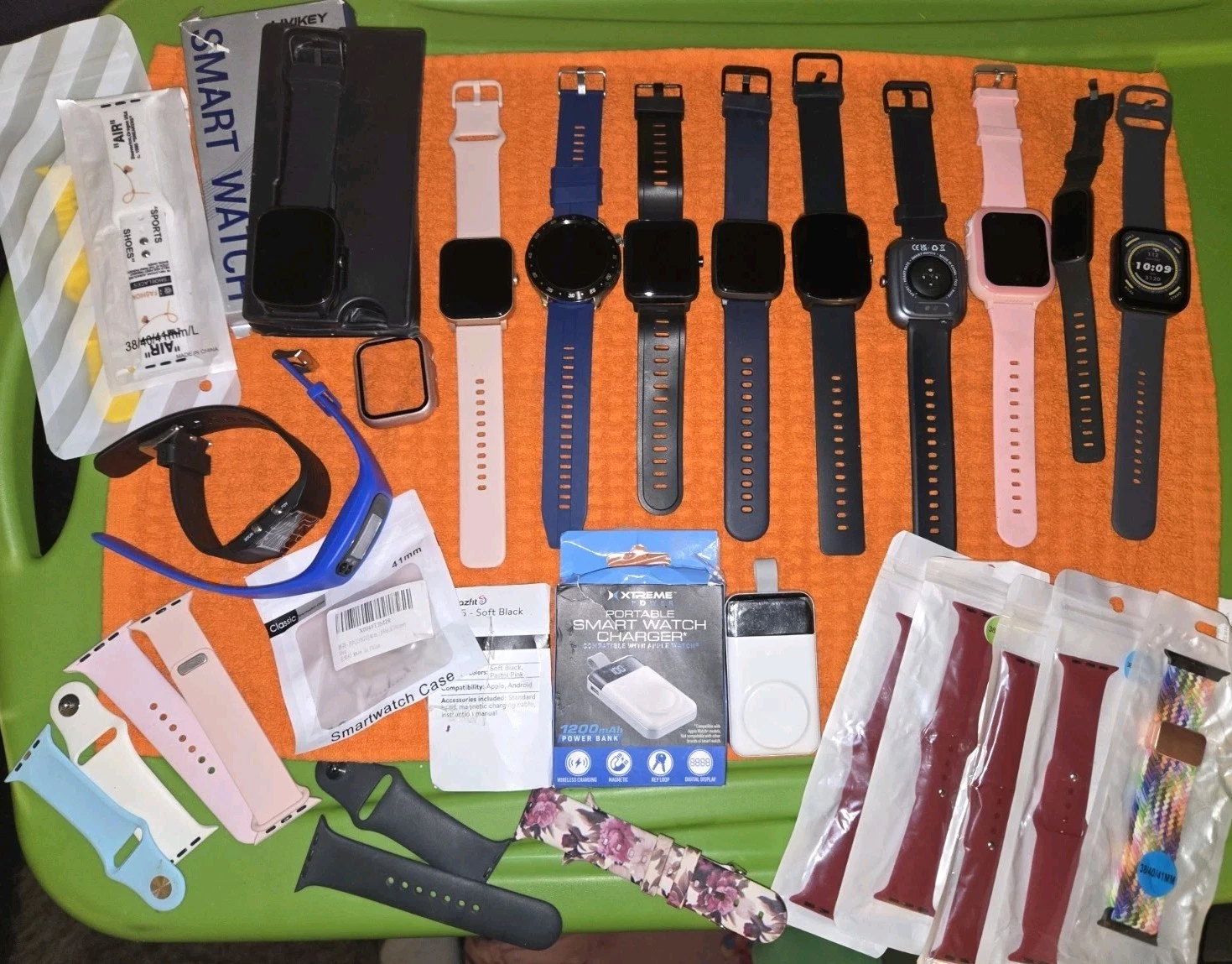NEW~Various Smart Watch Lot~Untested Fitness Health Trackers Accessories Bands