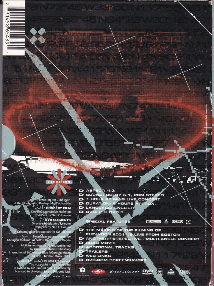 U2 Elevation 2001 Live From Boston ( 2 DVD Set ) - Bild 2 von 4