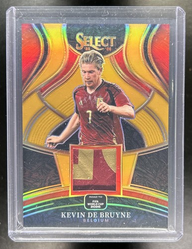 2025-26 Select Road to FIFA World Cup Kevin De Bruyne Patch Gold #/10