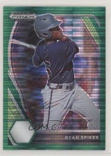2021 Panini Prizm Draft Picks Green Pulsar Prizm Ryan Spikes #PDP100 1n0