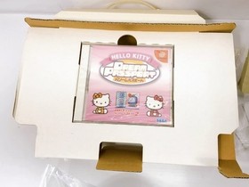 SEGA Dreamcast Hello Kitty Skeleton Green Console CIB Keyboard VMU Tested Japan