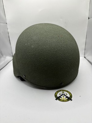 USGI USMC Marine Corps TBH Helmet Green 383 SIZE XL Dated 12/05 IIIa