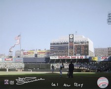 Don Schwall Signed Boston Red Sox Pitching 8x10 Photo w/61 AL ROY (SCHWARTZ COA)