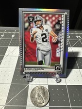 2025 Panini Donruss Optic Daniel Carlson Silver Holo Prizm No. 163