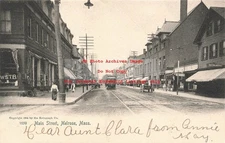 MA, Melrose, Massachusetts, Main Street, Business Area, Rotograph No 1659
