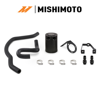 Mishimoto 3oz Compact Baffled Oil Catch Can Kit For 2015-2018 Dodge Charger 6.4L