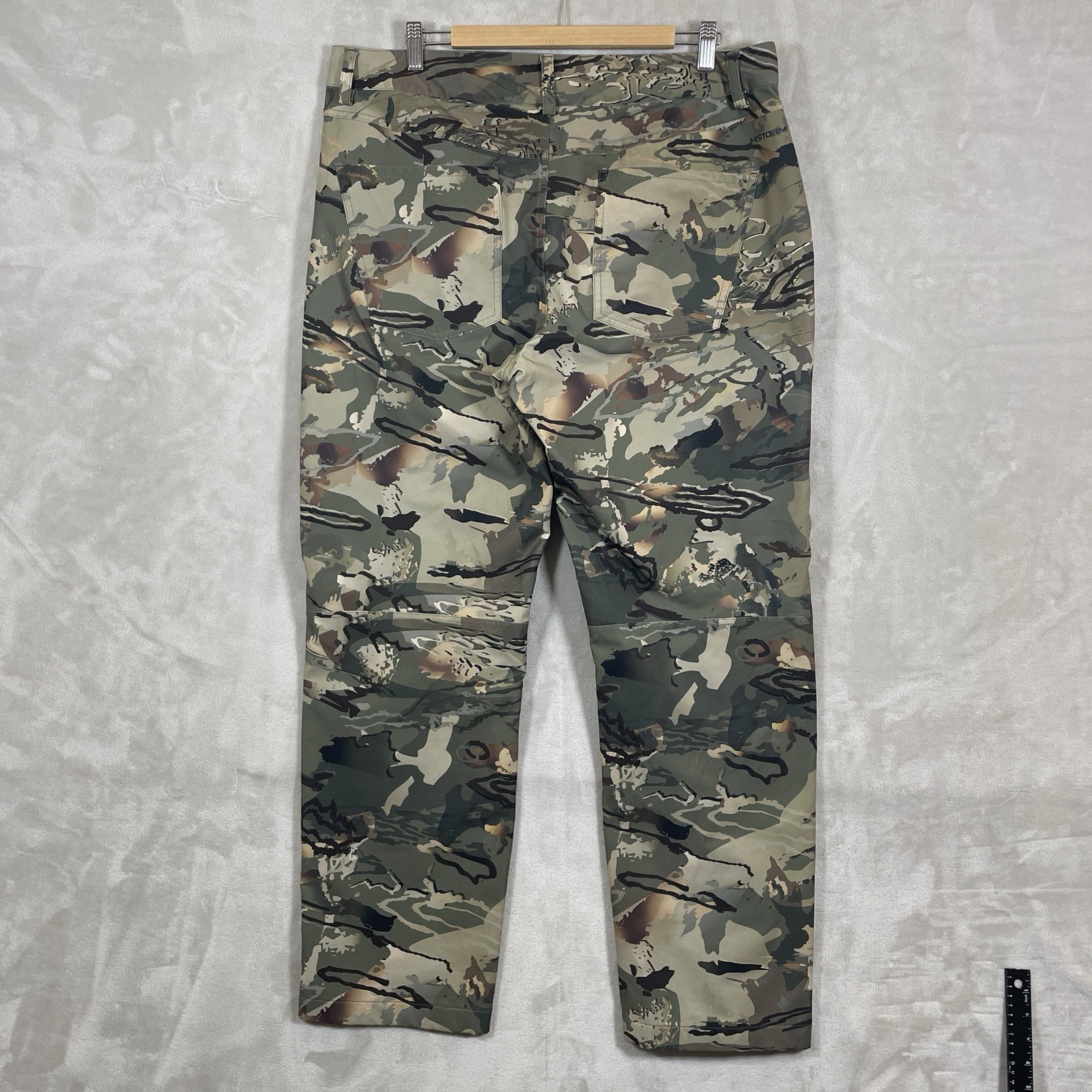 Under Armour Pants Mens 38x32 Storm Hardwoods STR Camo Stretch Soft *worn* thumbnail 2
