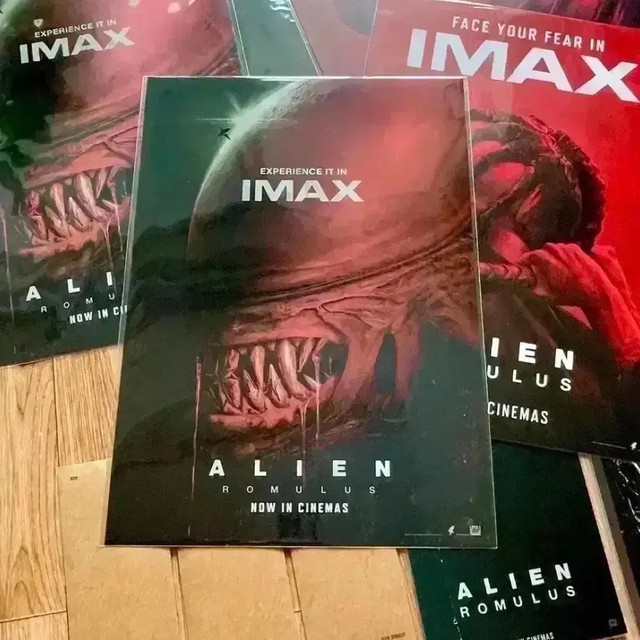Alien Squalor Badge, CGV CAV Exclusive, Art Card, IMAX Poster, New