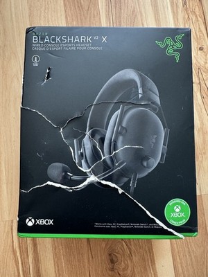 Razer Blackshark V2 X Wired Esports Gaming Headset (Black) - New Damaged Box