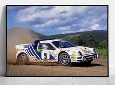 Ford Rs200 Poster | Group B Rally Car Print Aesthetics Home Wall Art