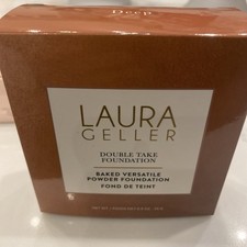Laura Geller Double Take Baked Versatile Powder Foundation Deep .09 oz