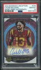 Caleb Williams 2022 Bowman Inception short print /10 autograph RC PSA 10 Gem