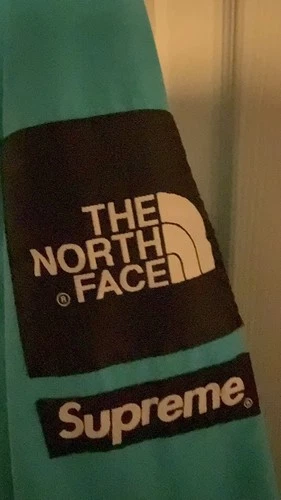 Supreme x The North Face Arc Logo Mountain Parka SS19 Teal - Large Authentic image 4