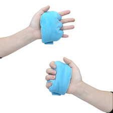2 Pack Palm Protector with Finger Separators Hand Contracture Cushion Finger Reh