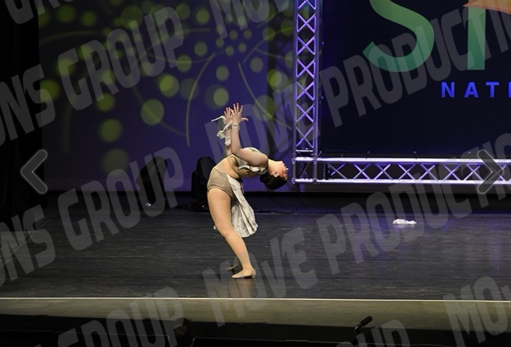 XL lyrical contemporary dance costume - image 1