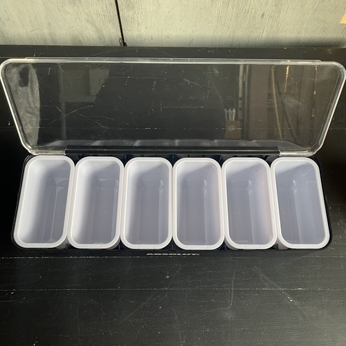Absolut Vodka Born To Mix Bar Caddy Garnish Tray Removable Condiment Container