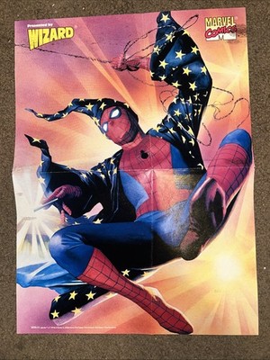 Spider-Man Poster #14 Marvel Comics 14x10 Double Sided By Wizard Magazine