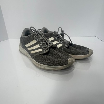 Adidas Cloudfoam QT Racer AW4313 Womens US 7 Shoes Light Onix Athletic Sneaker