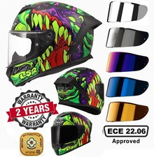 LS2 FF820 Rapid III Full Face Helmet Lycant Purple Green ECE 22.06 - New
