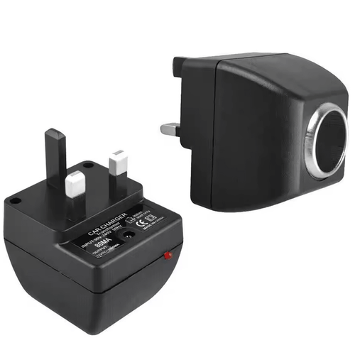 UK Stecker Auto Ladegerät Anzünder Buchse 220V Netzstecker auf 12V Auto Ladegerät Adapter - Bild 6 von 6