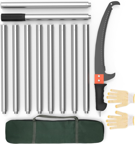 15ft Extendable Pole Saw for Tree Trimming and Pruning