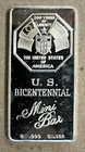 MINI BAR BRAND "UNITED STATES BICENTENNIAL" .999 FINE SILVER 9.3 GRAM BAR