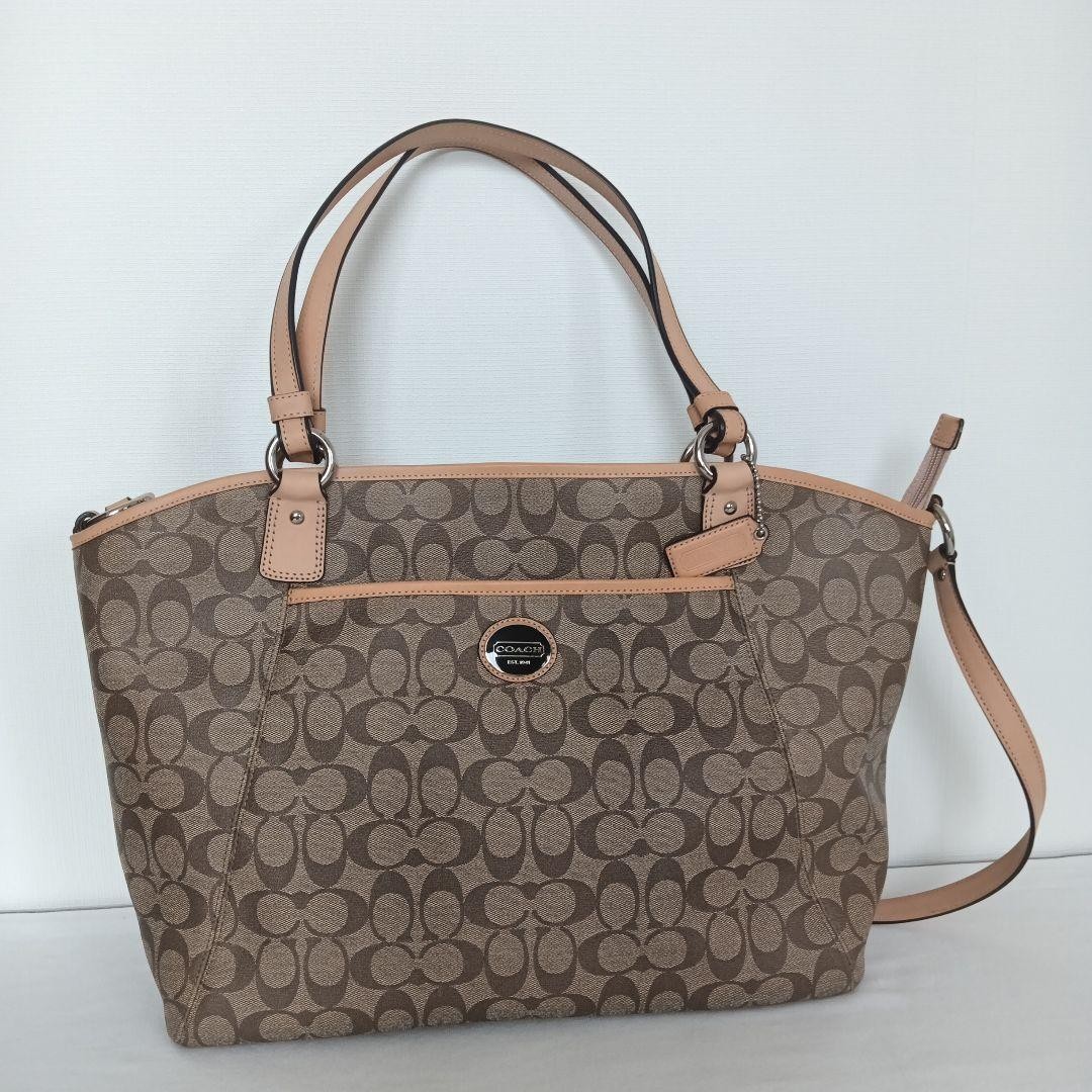 COACH Bag  Logo Pattern Handbag - image 2