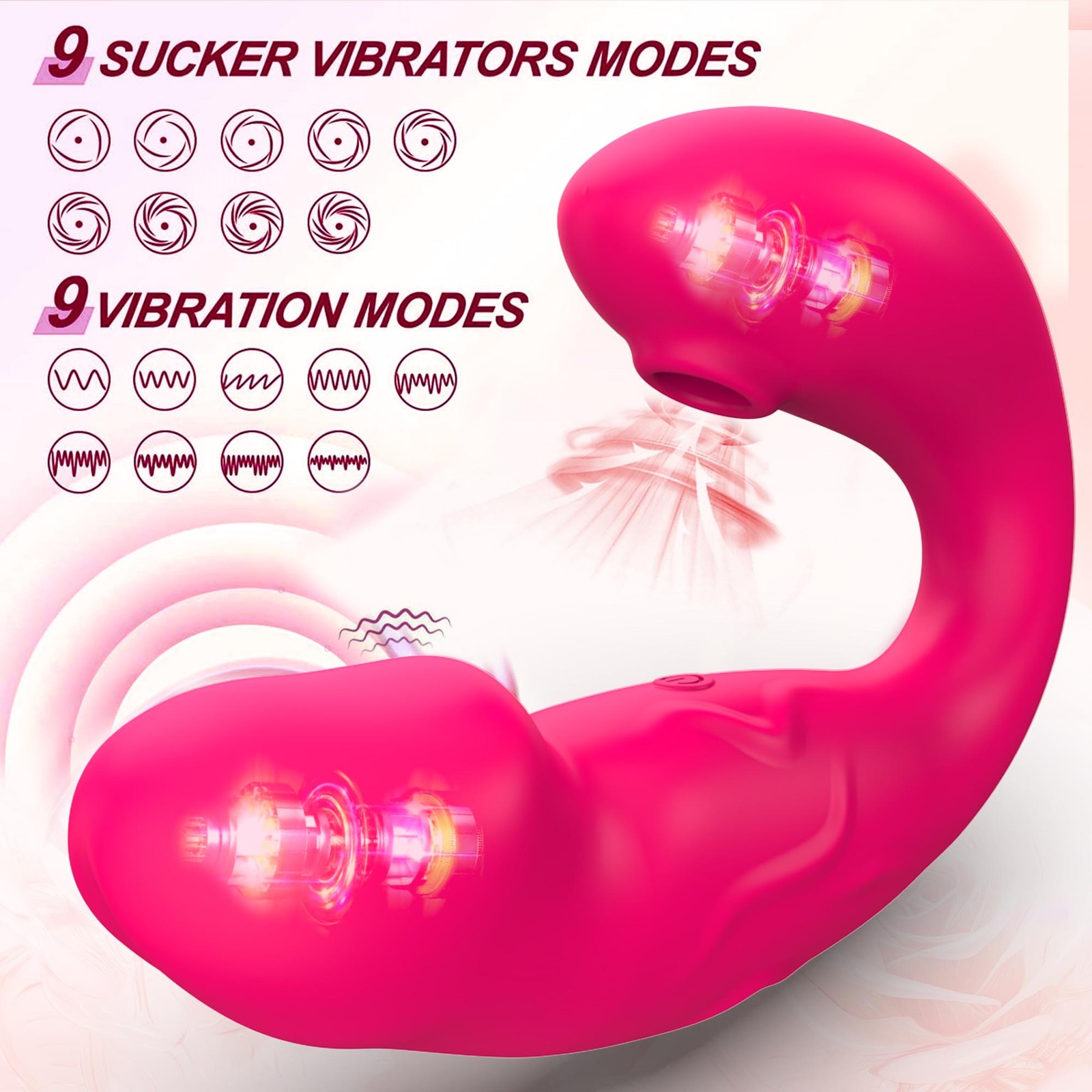 Doppelt Vibrator Dildo Klitoris G-punkt Saugen Stimulation Erotikspielzeug Plug Doppelt Vibrator Dildo Klitoris G-punkt Saugen Stimulation Erotikspielzeug Plug